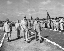 Général René COGNY, Commandant en chef des troupes françaises au Maroc de 3 juillet 1956 au 29 mars 1958.
